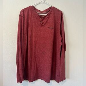 Columbia - Men's Long Sleeve Henley Shirt